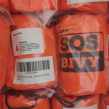 Orders For Emergency Blankets, Sleeping Bags And Tents Are Out