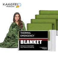 Olive Grab Survival Blanket